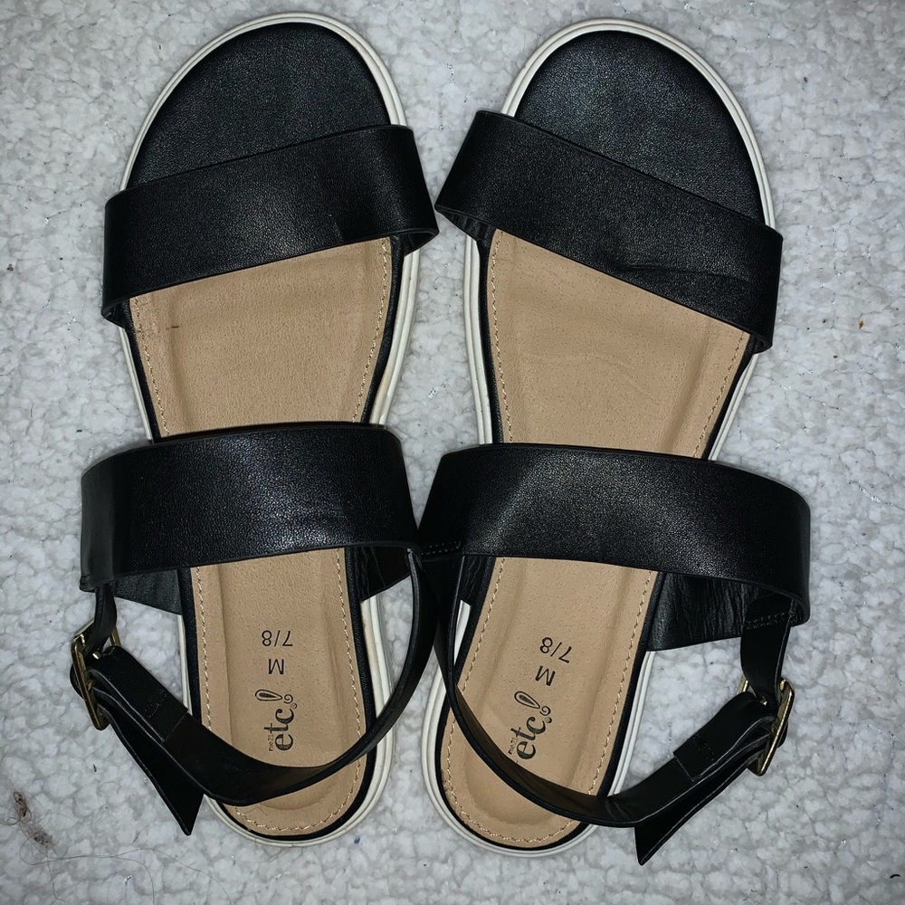 Black sandals